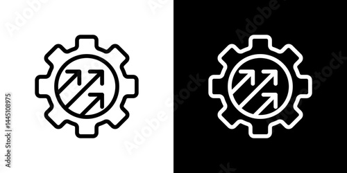 Efficiency icon vector, illustration logo template in trendy style