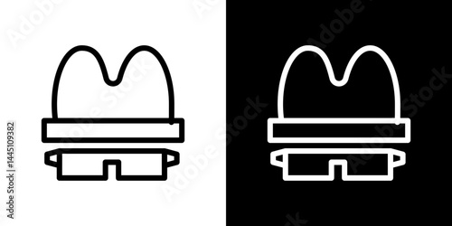 Spy icon vector, illustration logo template in trendy style