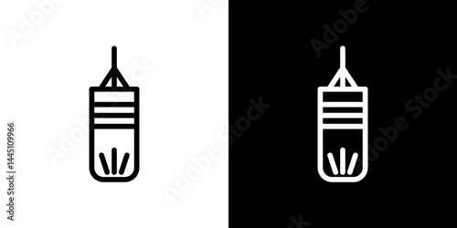 Punching bag icon vector, illustration logo template in trendy style
