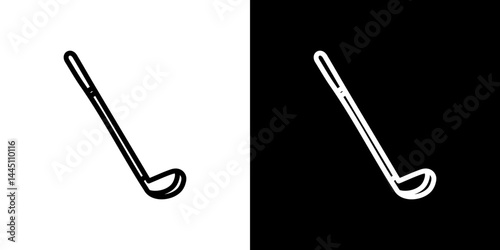 Golf club icon vector, illustration logo template in trendy style