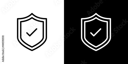 Safe icon vector, illustration logo template in trendy style