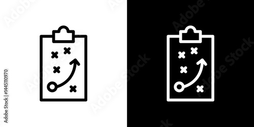 Tactics icon vector, illustration logo template in trendy style