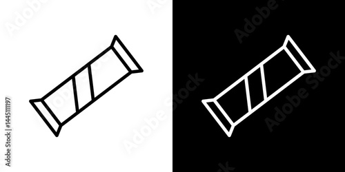 Candy-bar icon vector, illustration logo template in trendy style