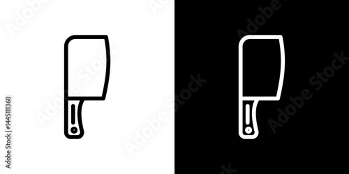 Chopper knife icon vector, illustration logo template in trendy style