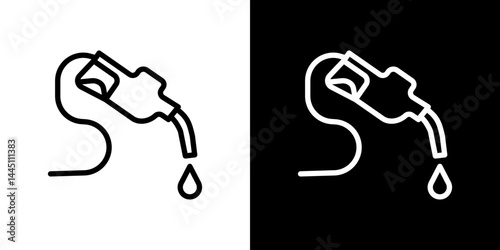 Fuel icon vector, illustration logo template in trendy style