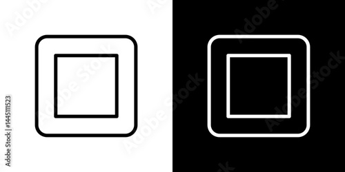Window Maximize icon vector, illustration logo template in trendy style