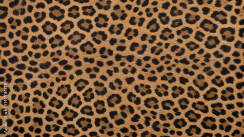 Leopard Print Pattern on Animal Fur