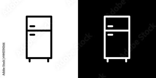 Fridge icon vector, illustration logo template in trendy style