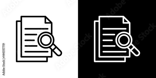 Overview icon vector, illustration logo template in trendy style