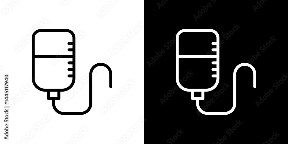 IV drip icon vector, illustration logo template in trendy style IV drip icon vector, illustration logo template in trendy style