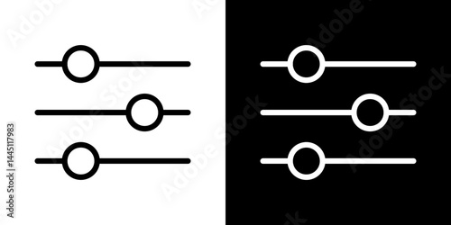 Filter Button icon vector, illustration logo template in trendy style