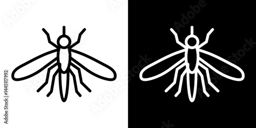 Mosquito icon vector, illustration logo template in trendy style