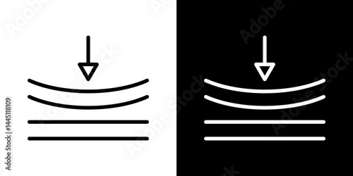 Elastic icon vector, illustration logo template in trendy style