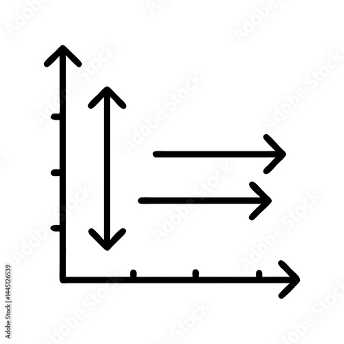 Teacher's Day concepts illustrated icon with graph axes  