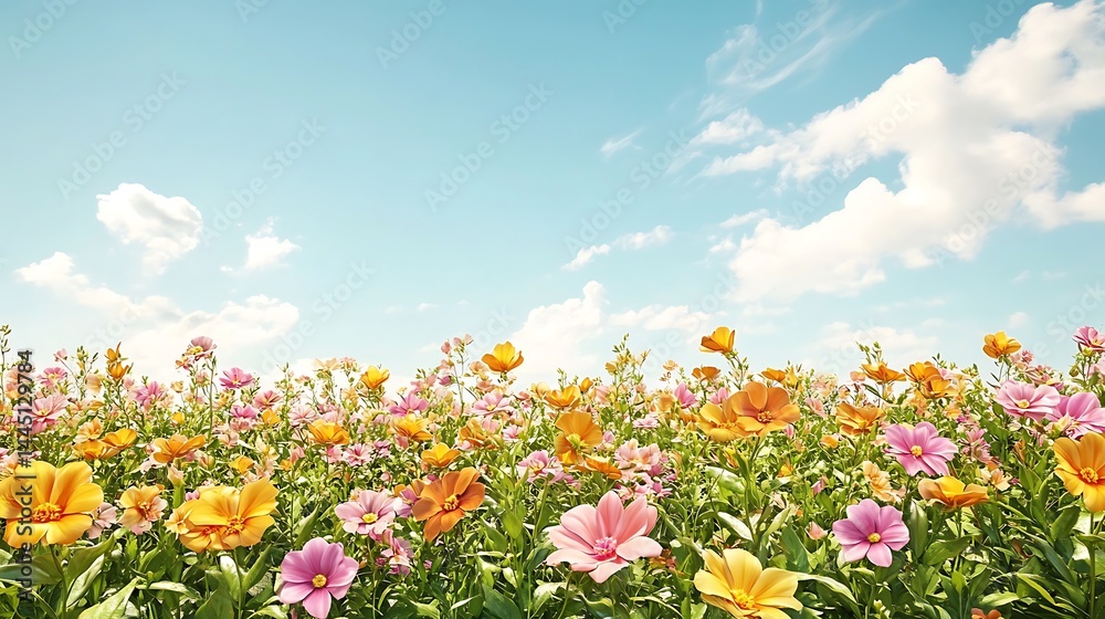 Realistic Floral Landscape Featuring Leaves and Branches in High Resolution Realistic Floral Landscape Featuring Leaves and Branches in High Resolution