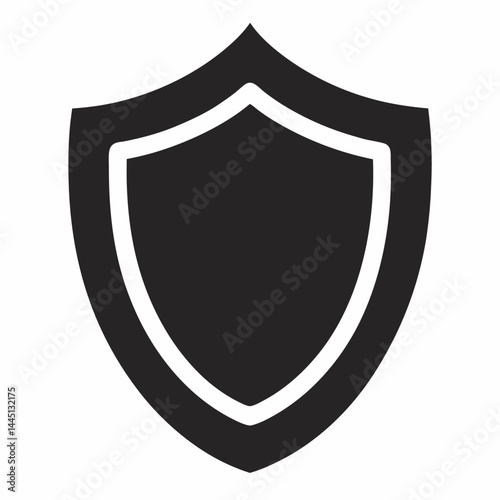 Security Shield icon on white background