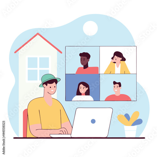 business people working on laptop computer