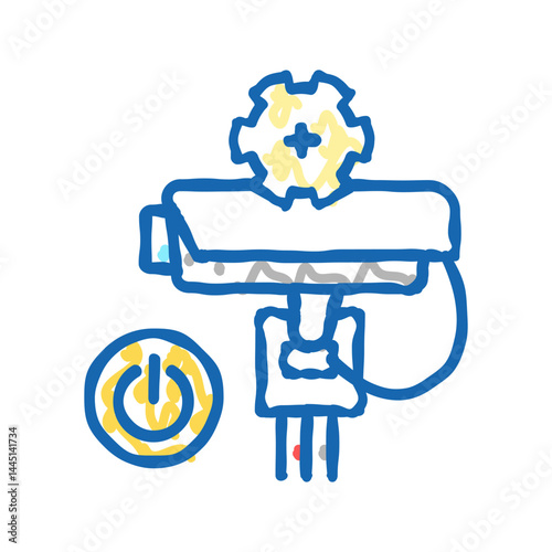 electrical connection icon doodle illustration