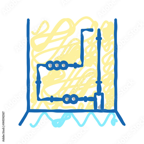 electrical wiring icon doodle illustration