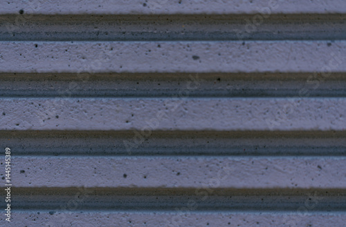Fototapeta Naklejka Na Ścianę i Meble -  Striped pattern gray cement wall for 3d design background.