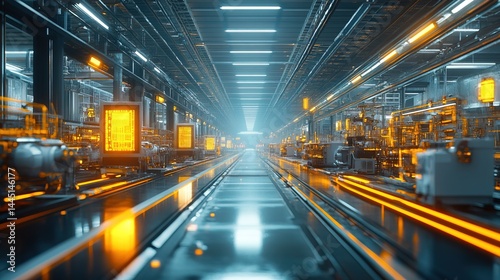 Futuristic Industrial Corridor