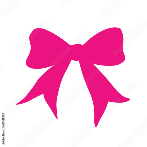 pink ribbon bow