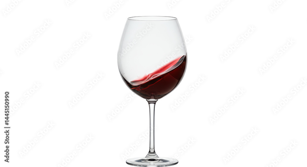 Isolated Red Wine Glass Isolated Red Wine Glass
