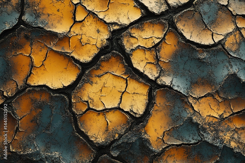Abstract Cracked Earth Texture, Arid Land Surface with Soil Erosion and Global Warming Abstract Cracked Earth Texture, Arid Land Surface with Soil Erosion and Global Warming
