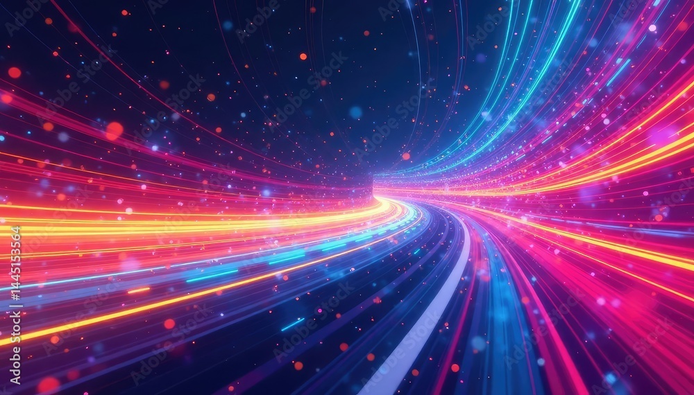 Abstract swirling colors, vibrant hues create dynamic race track , curves, vibrant Abstract swirling colors, vibrant hues create dynamic race track , curves, vibrant