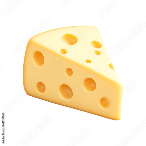 Wallpaper Mural A wedge of Swiss cheese with holes. Torontodigital.ca