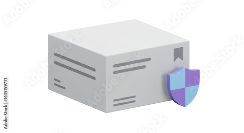 Wallpaper Mural Isolated Package Shield Torontodigital.ca