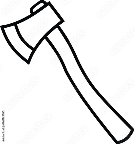 hatchet icon with white background