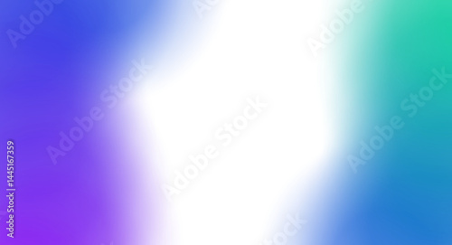 Obraz na płótnie Purple blue green gradient abstract background texture. Blurred gradient glowing background concept with transparent or white cutout w salonie