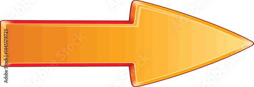 Forward Guidance: A vibrant, gradient arrow points decisively rightward, ready to guide the viewer with its clear direction and compelling visual style.