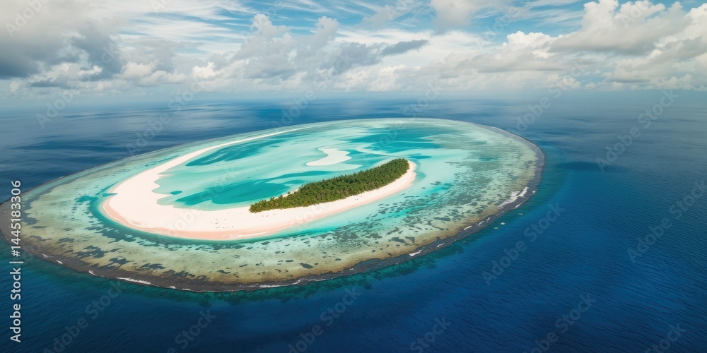 Fototapeta premium Pink Sand Paradise: Tikehau Atoll, French Polynesia