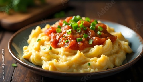 mashed potatoes with Beef tongue