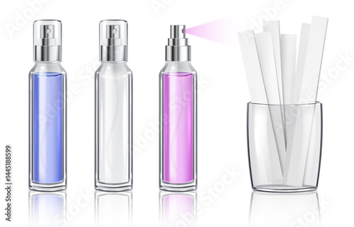 Perfume Realistic Tester Bottles Collection
