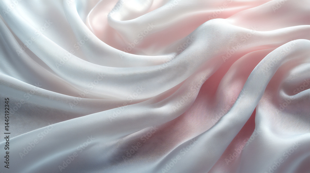 Fototapeta premium smooth silk scarf gently folded