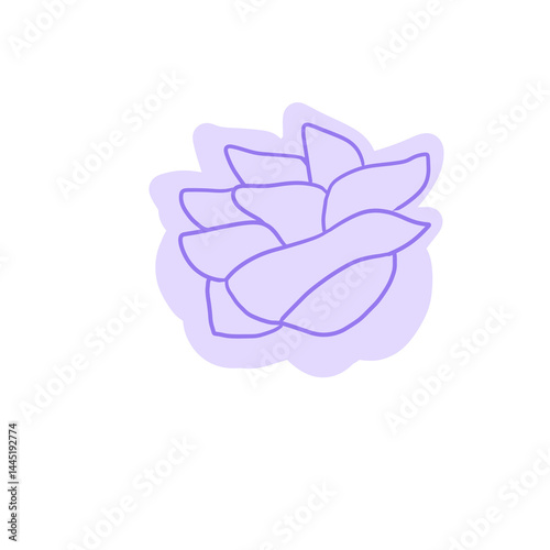 Diamond crystal illustration