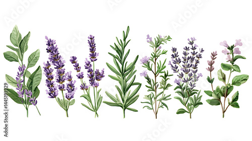 Botanical herb illustrations make people feel peaceful, it is so beautiful. They look incredibly pleasing and comforting in their simplicity