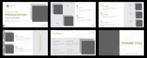 PowerPoint and keynote presentation slides design template Vector infographics elements for presentation slides, Product report, web design and banner, company presentation Business Pitch Deck Present