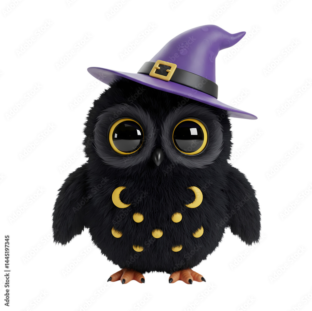 Fototapeta premium cute owl halloween