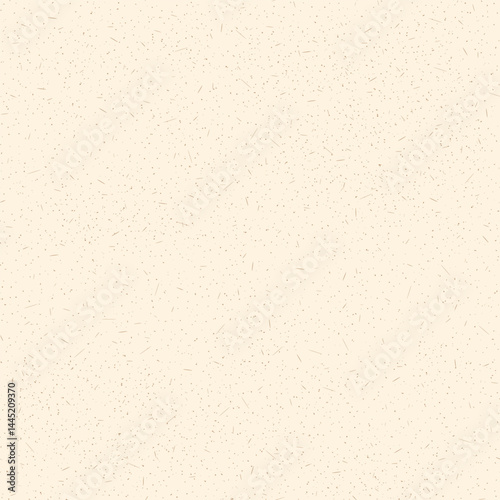 Seamless background pattern with grainy speckle and fiber effect on a beige recycled paper texture