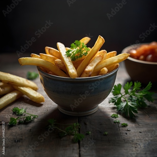  french fries in a bowl