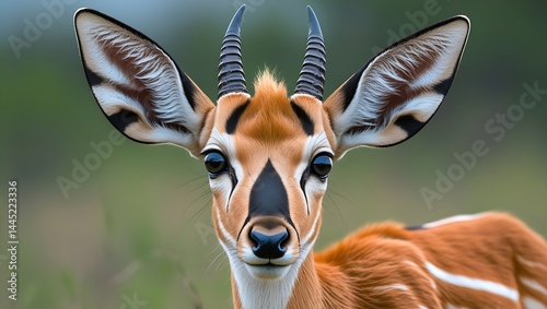 Close up portrait of a nyala antelope