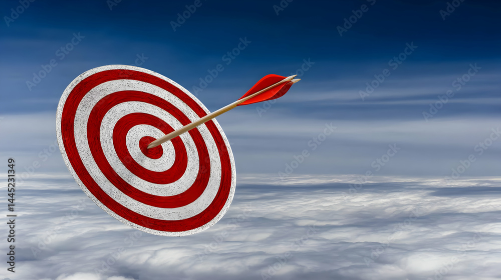 board floating in the sky surrounded by random symbols board floating in the sky surrounded by random symbols