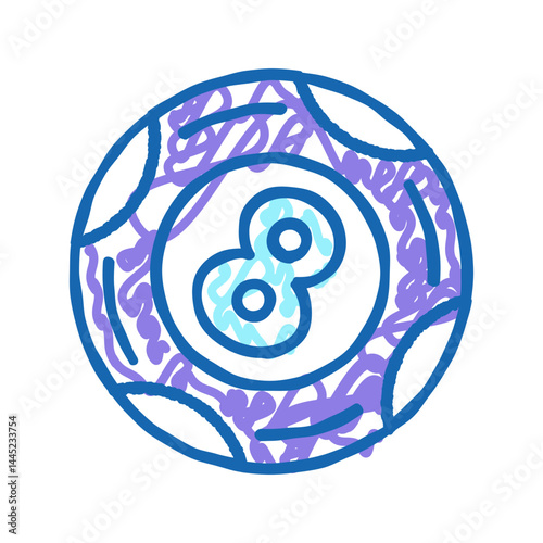ball lotto icon doodle illustration