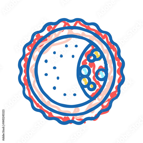 blastocyst fertilization icon doodle illustration