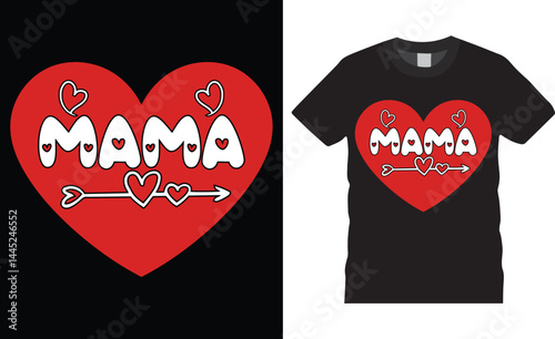 Fotografie Mama, Mother’s Day Typography colorful vector t-shirt design template