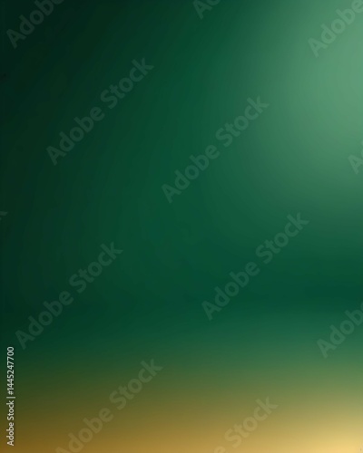 Luxury gradient background in deep emerald green and muted gold colors, smooth transition with light texture, rich and elegant aesthetic.